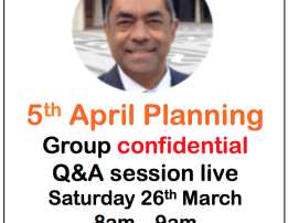 5th april planning